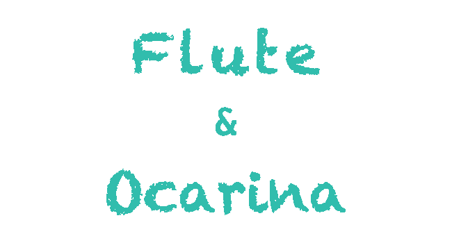 Flute&Ocarina|パステル音楽教室ロゴ