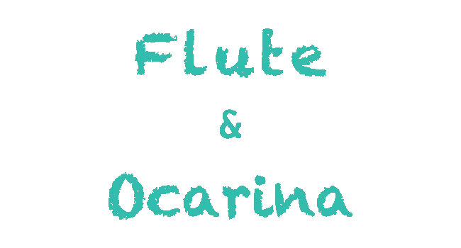 Flute&Ocarina|パステル音楽教室ロゴ